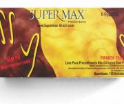 Luva para procedimento Não Cirúrgico sem pó – LÁTEX  Supermax Powder Free